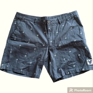 Junk Food Disney Palm Tree Chino Shorts Gray Size L